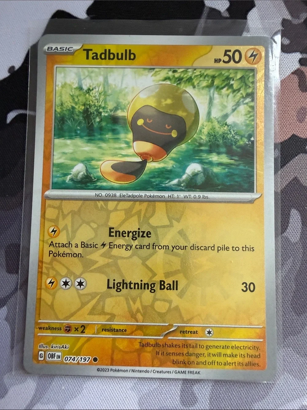 Tadbulb & Bellibolt Pokémon Evolution Card Lot ⚡ Reverse Holo | 3 Cards ✨5/$25✨